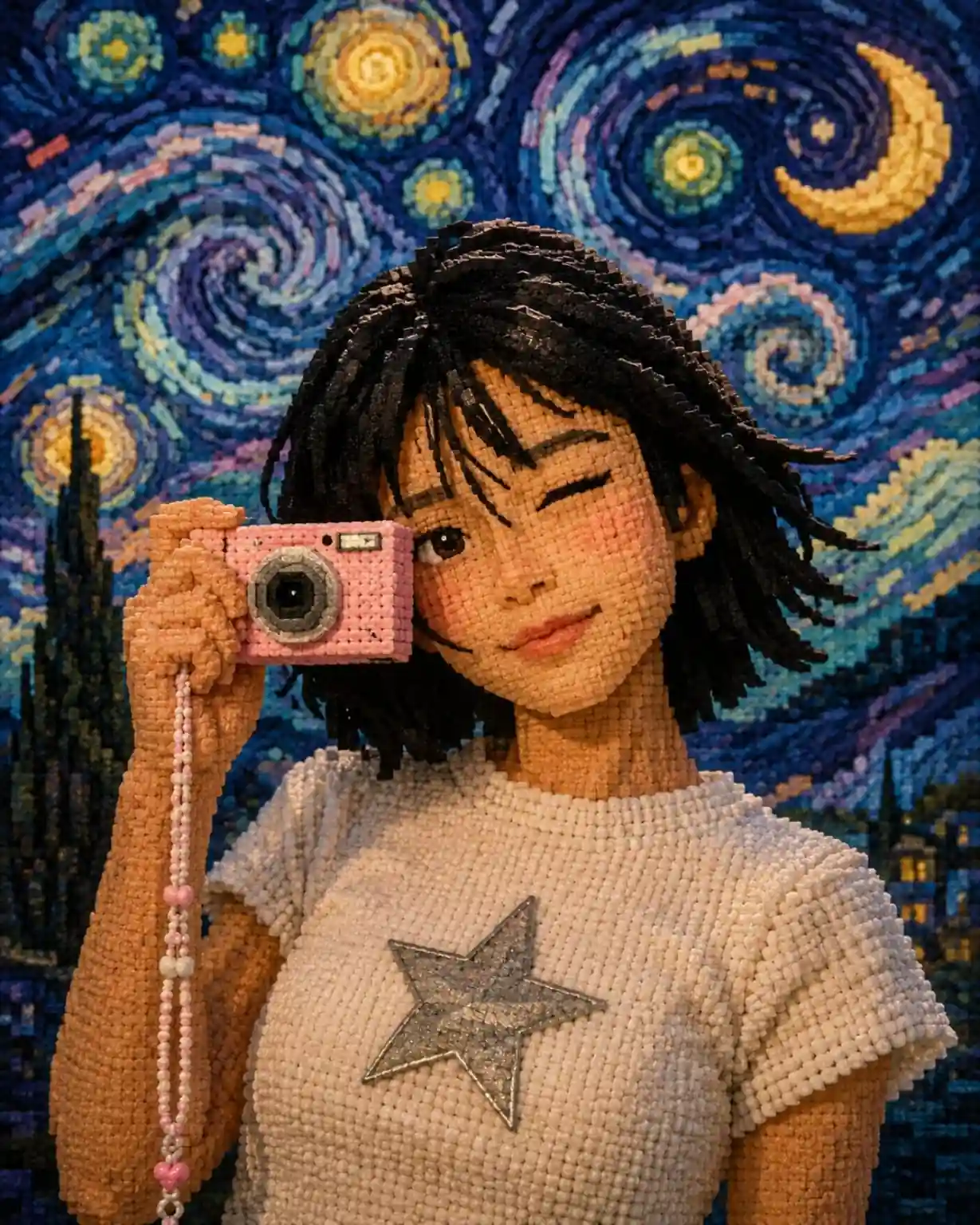 3D Voxel Character Portrait Prompts