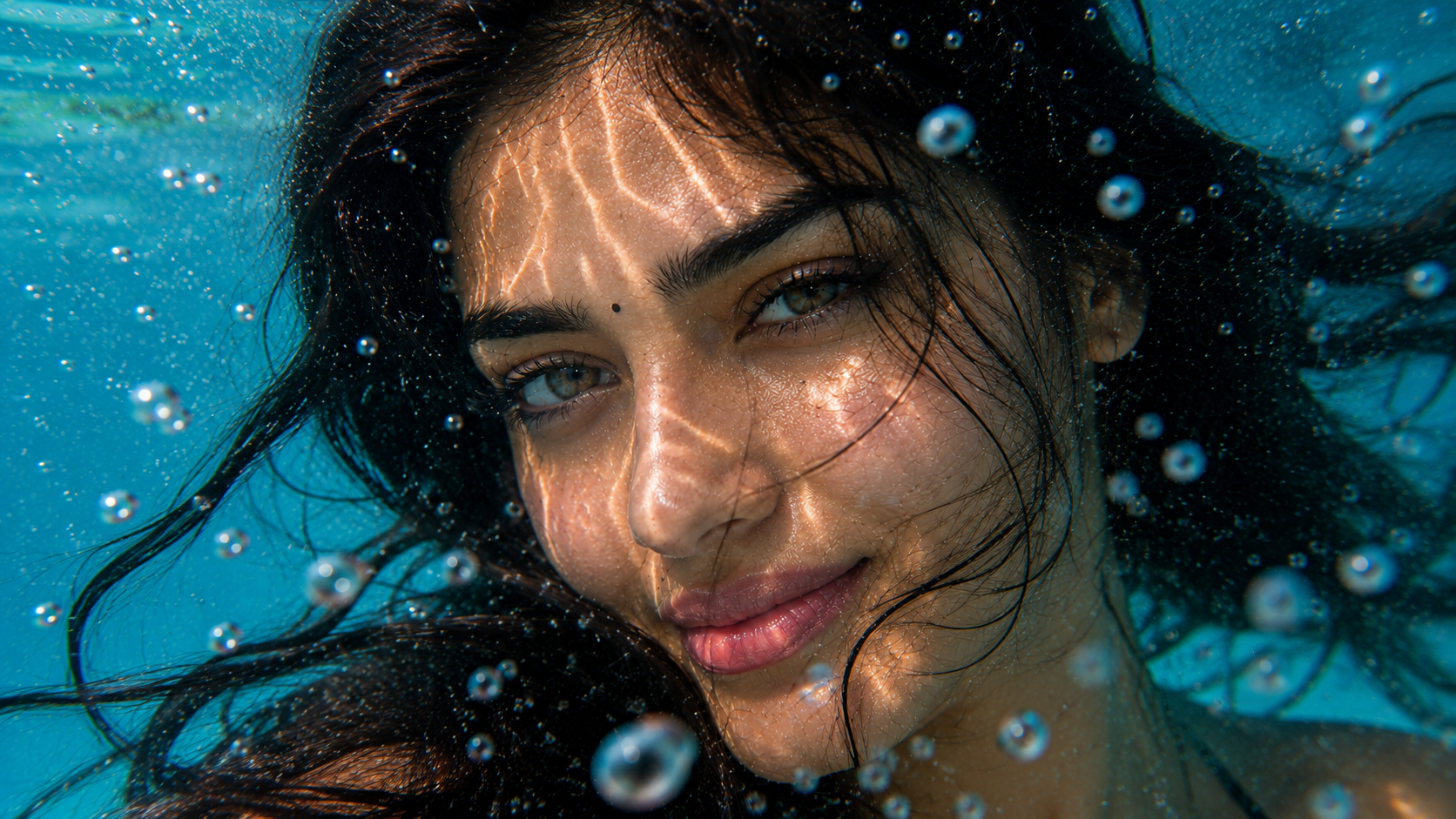 Ethereal Underwater Portrait