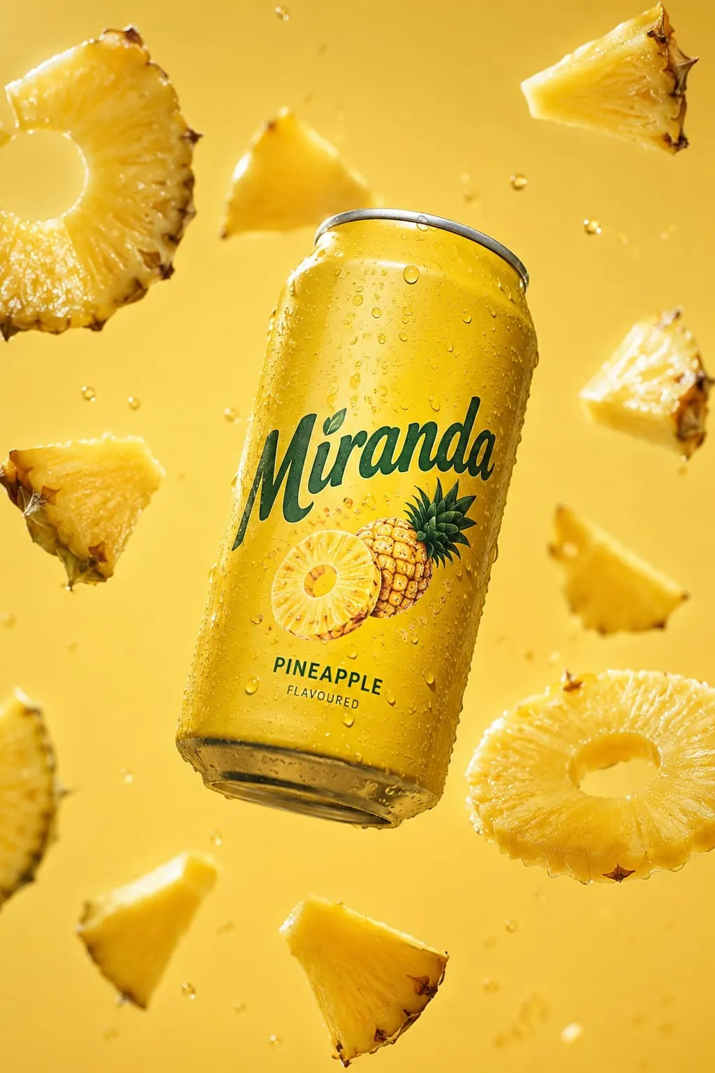 Floating Beverage Ad