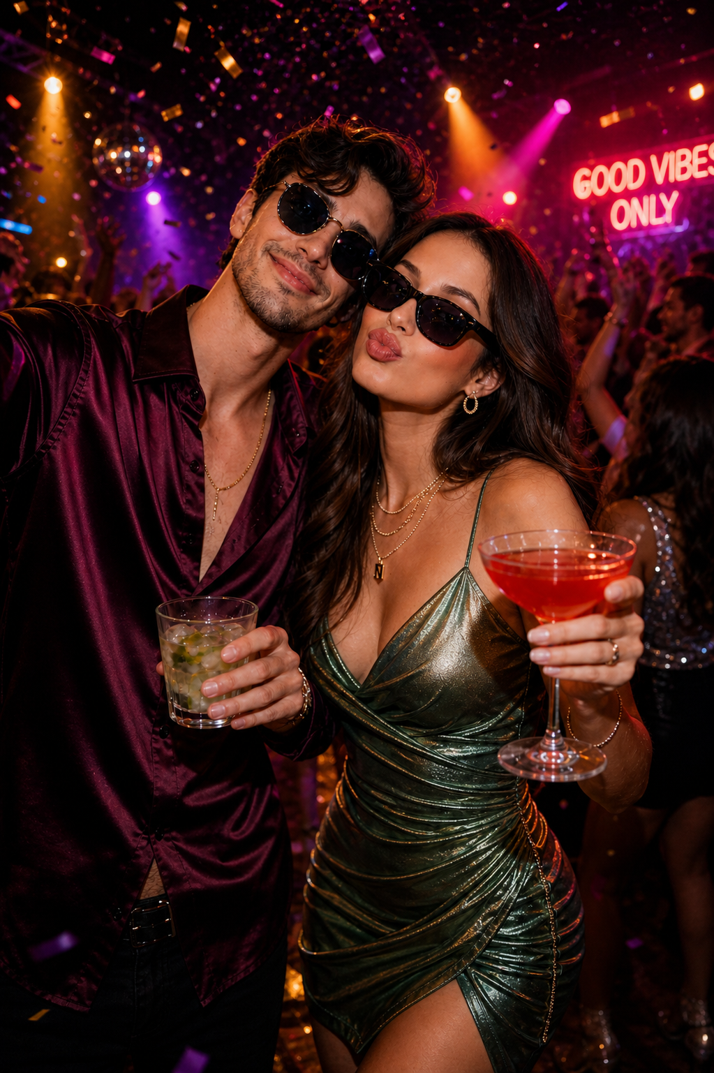 Nightclub Couple Selfie