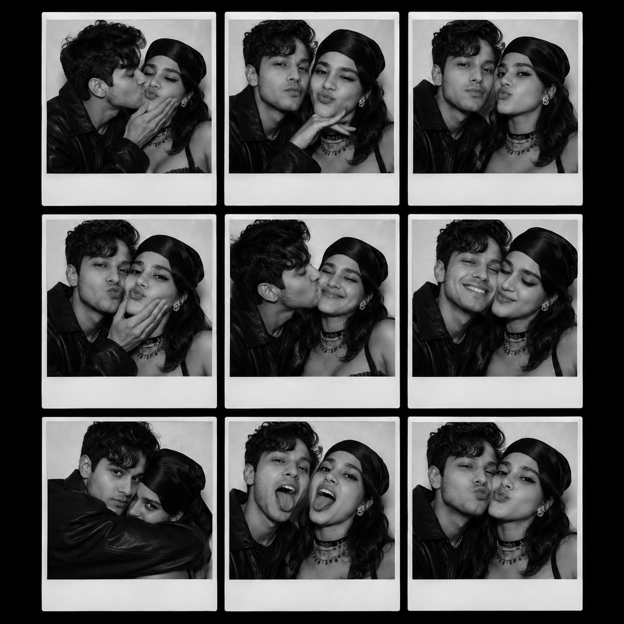 Vintage Romantic Photobooth Collage