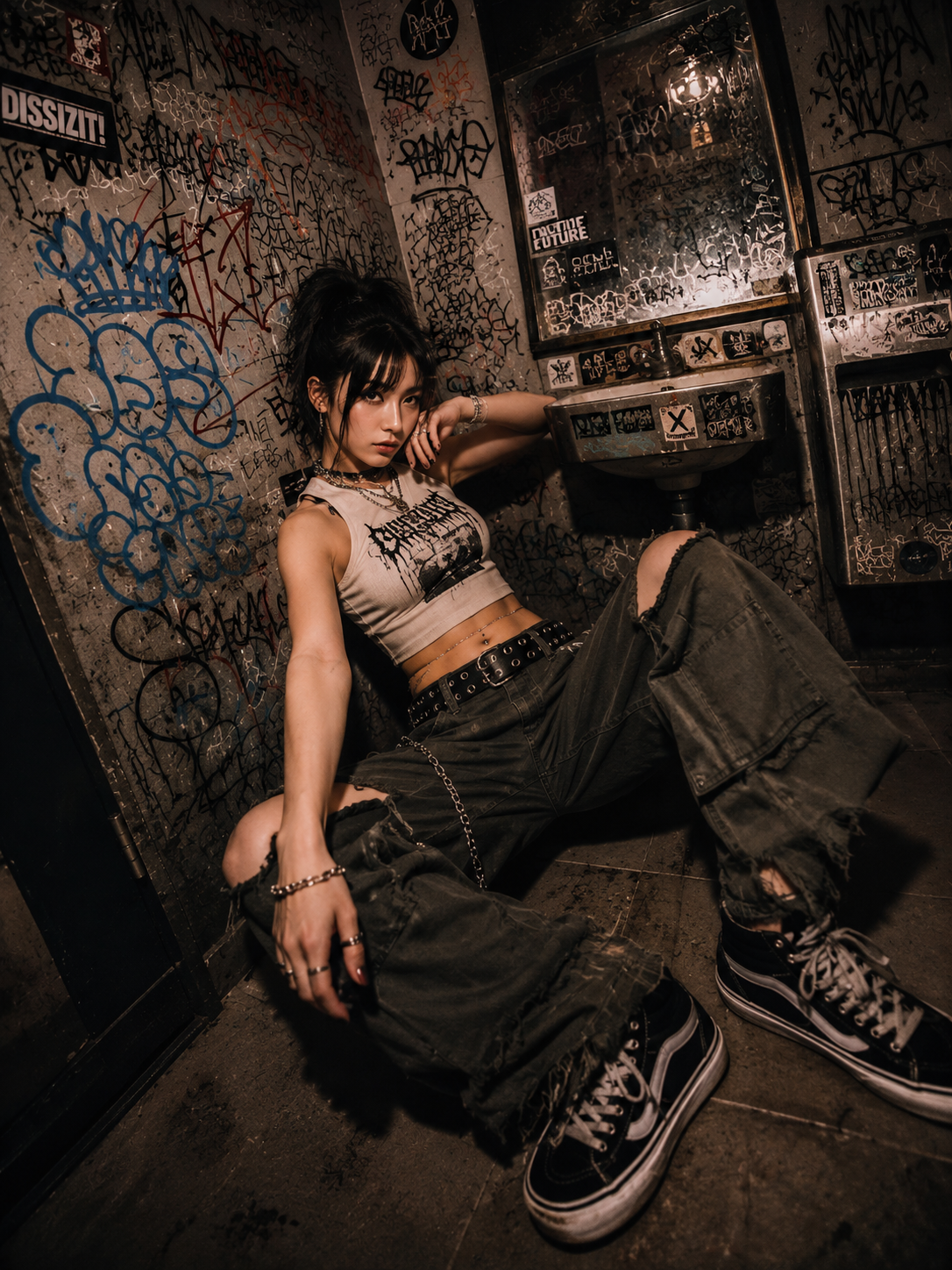 Y2K streetwear aesthetics